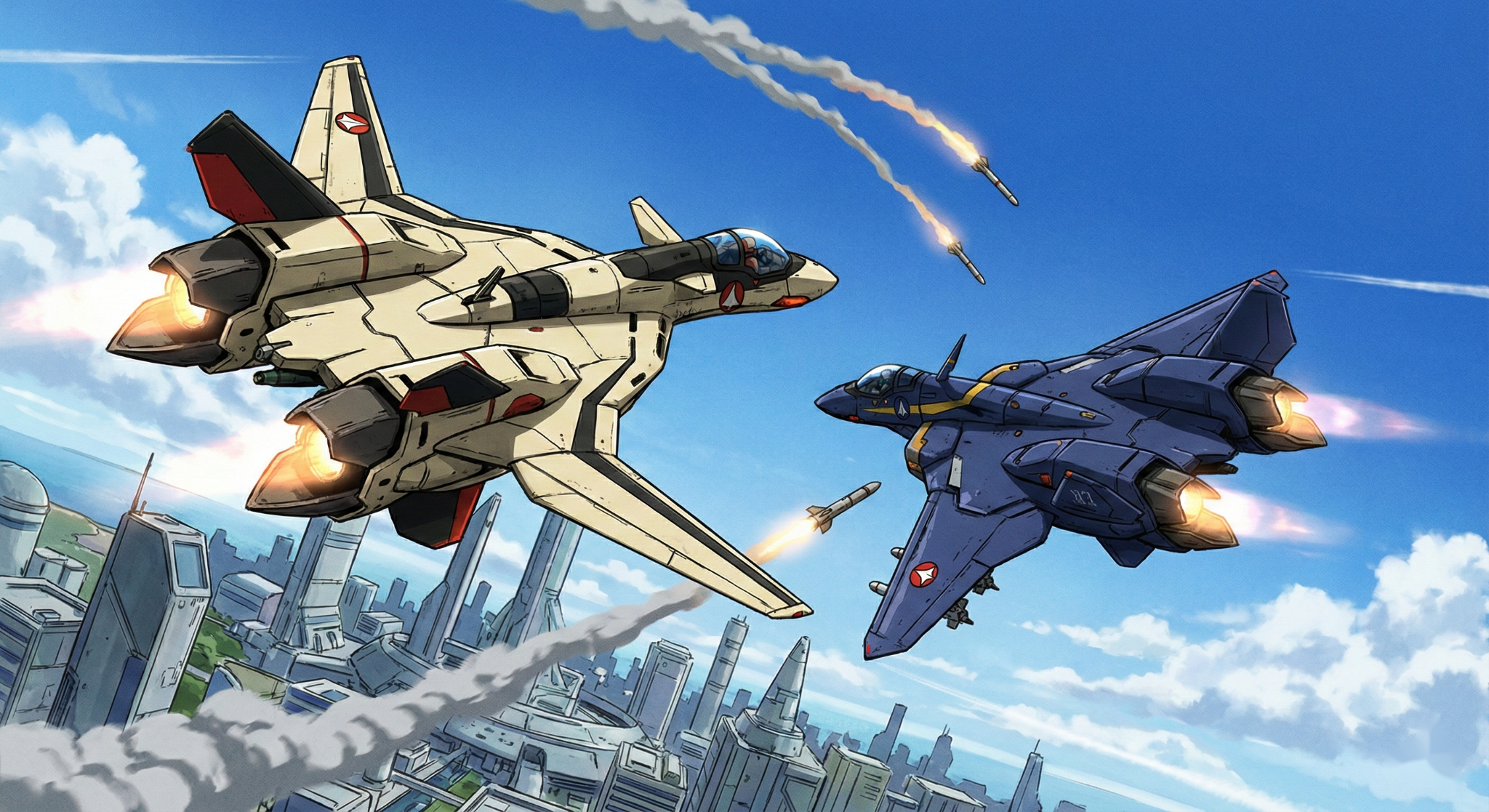 Macross Plus Dogfight